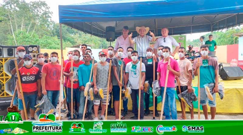 Comunidade do km 29 recebeu a ação do Projeto : Tauá minha terra Meu lugar
