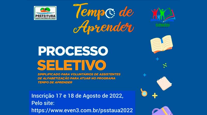 Processo Seletivo Simplificado para Atendimento Ao Programa Tempo de Aprender