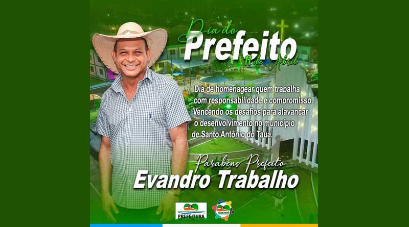 Parabéns ao nosso prefeito!